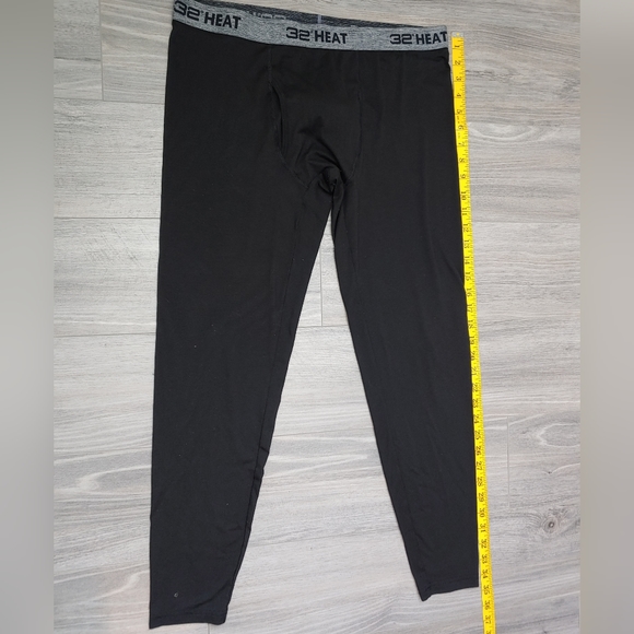 Men's 32 Degrees HEAT Base Layer Pant Black Size Large - Picture 10 of 13